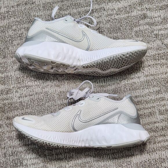 Nike women's Renew running shoes white silver size 10 (CK6360-003) - Picture 7 of 11
